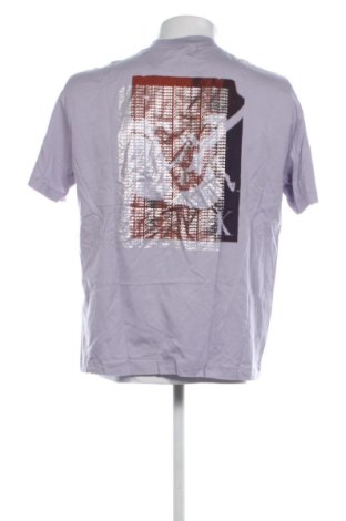 Męski T-shirt Calvin Klein Jeans, Rozmiar M, Kolor Fioletowy, Cena 93,20 zł