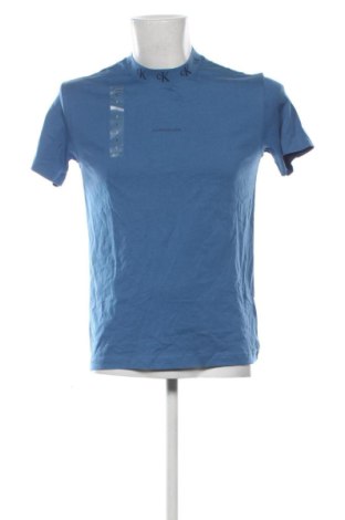 Мъжка тениска Calvin Klein Jeans, Размер S, Цвят Син, Цена 25,56 €, #136456024