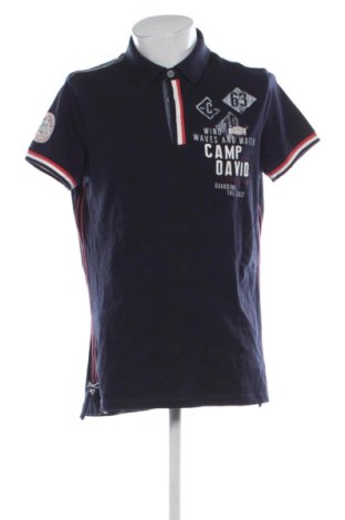 Мъжка тениска Camp David, Размер L, Цвят Син, Цена 25,05 €