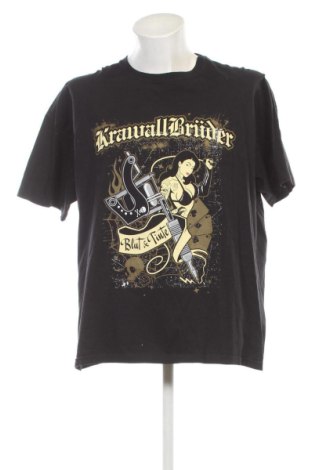 Herren T-Shirt Fruit Of The Loom, Größe XXL, Farbe Schwarz, Preis € 10,00