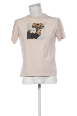 Tricou de bărbați H&M Divided, Mărime M, Culoare Bej, Preț 51,00 Lei