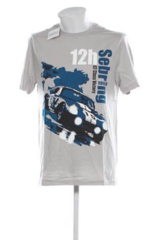 Herren T-Shirt Hunziker, Größe L, Farbe Grau, Preis € 10,00