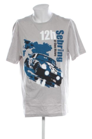 Ανδρικό t-shirt Hunziker, Μέγεθος XXL, Χρώμα Γκρί, Τιμή 10,00 €