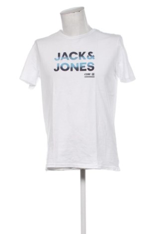 Ανδρικό t-shirt Jack & Jones, Μέγεθος L, Χρώμα Λευκό, Τιμή 13,99 €, #136484094