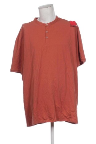Ανδρικό t-shirt Kiabi, Μέγεθος 5XL, Χρώμα Κόκκινο, Τιμή 18,99 €