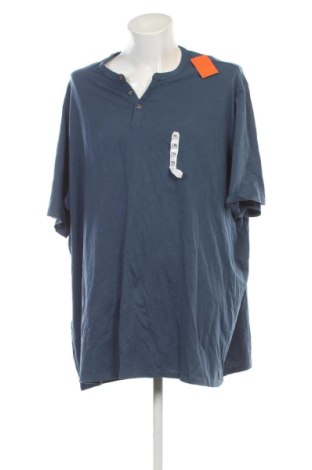 Ανδρικό t-shirt Kiabi, Μέγεθος 5XL, Χρώμα Μπλέ, Τιμή 18,99 €