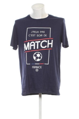 Мъжка тениска Kiabi, Размер XL, Цвят Син, Цена 16,36 €