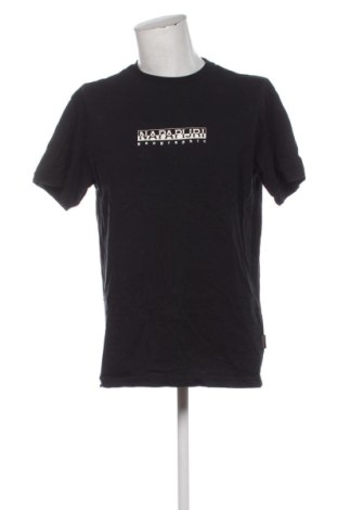 Męski T-shirt Napapijri, Rozmiar L, Kolor Czarny, Cena 112,53 zł, #136452019