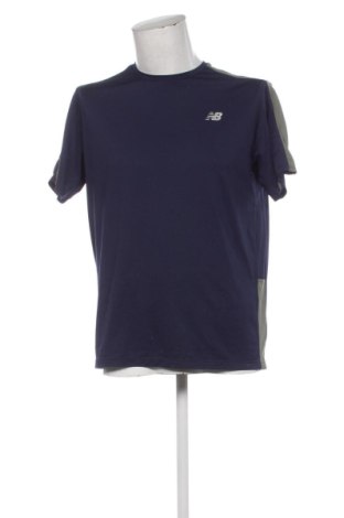 Męski T-shirt New Balance, Rozmiar L, Kolor Niebieski, Cena 72,99 zł