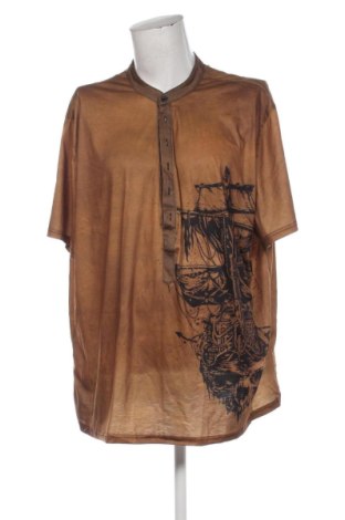 Мъжка тениска OUKU, Размер 5XL, Цвят Кафяв, Цена 16,36 €