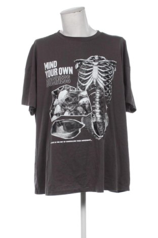 Ανδρικό t-shirt SHEIN, Μέγεθος 3XL, Χρώμα Γκρί, Τιμή 11,99 €