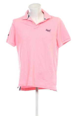 Herren Shirt Superdry, Größe XXL, Farbe Rosa, Preis 21,00 €, #136426037