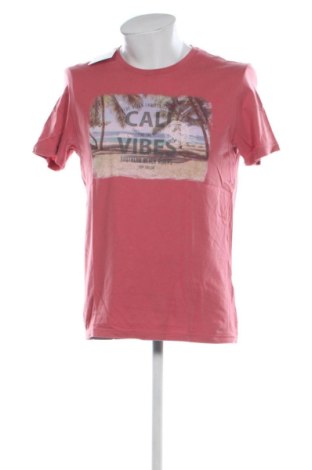 Ανδρικό t-shirt Tom Tailor, Μέγεθος M, Χρώμα Ρόζ , Τιμή 8,00 €