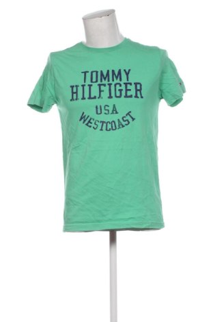 Мъжка тениска Tommy Hilfiger, Размер M, Цвят Зелен, Цена 17,89 €