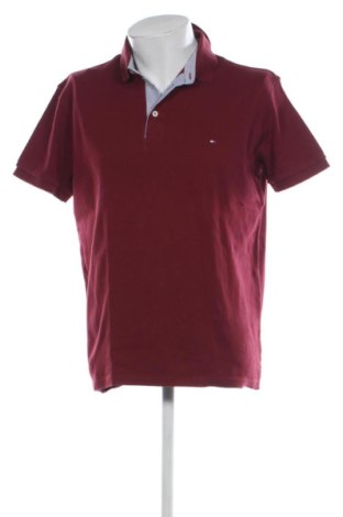 Męski T-shirt Tommy Hilfiger, Rozmiar XL, Kolor Czerwony, Cena 186,04 zł