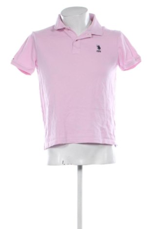 Мъжка тениска U.S. Polo Assn., Размер L, Цвят Розов, Цена 25,05 €