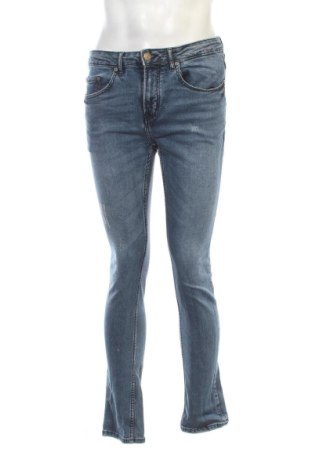 Blugi de bărbați Pull&Bear, Mărime M, Culoare Albastru, Preț 104,26 Lei