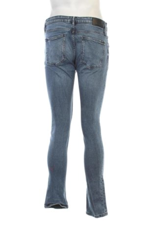 Blugi de bărbați Pull&Bear, Mărime M, Culoare Albastru, Preț 104,26 Lei