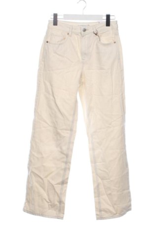 Мъжки дънки Stradivarius, Размер XS, Цвят Екрю, Цена 23,51 €