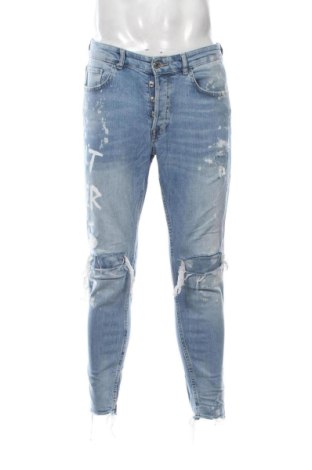 Мъжки дънки Zara, Размер M, Цвят Син, Цена 14,00 €, #136393769