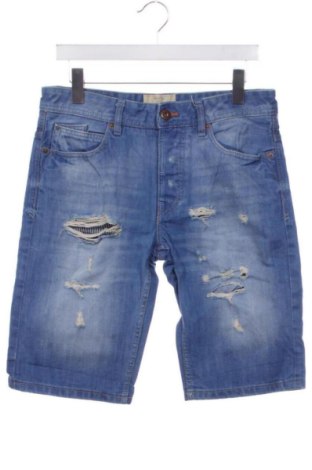 Pantaloni scurți de bărbați Bershka, Mărime M, Culoare Albastru, Preț 91,99 Lei