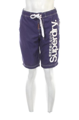 Herren Shorts Superdry, Größe S, Farbe Lila, Preis 20,99 €