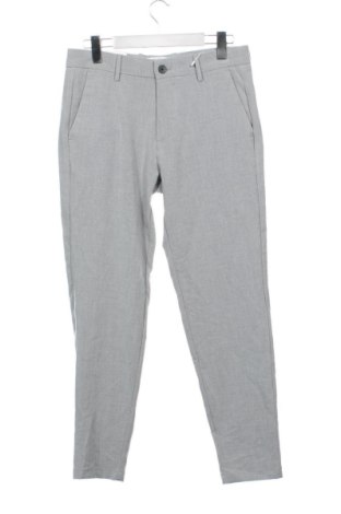Pantaloni de bărbați Bershka, Mărime S, Culoare Gri, Preț 177,99 Lei
