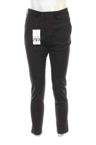 Мъжки панталон Zara, Размер M, Цвят Черен, Цена 32,21 €