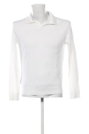 Pulover de bărbați Mango, Mărime M, Culoare Alb, Preț 107,99 Lei