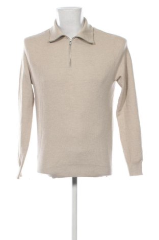 Мъжки пуловер Mango, Размер S, Цвят Бежов, Цена 39,88 €