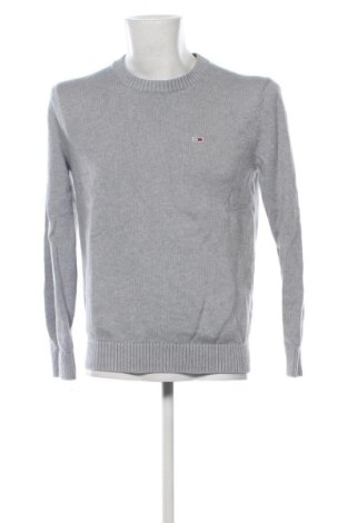 Herrenpullover Tommy Jeans, Größe M, Farbe Grau, Preis 117,99 €