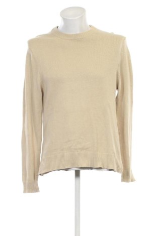 Herrenpullover Zara, Größe M, Farbe Beige, Preis 16,00 €, #136462143
