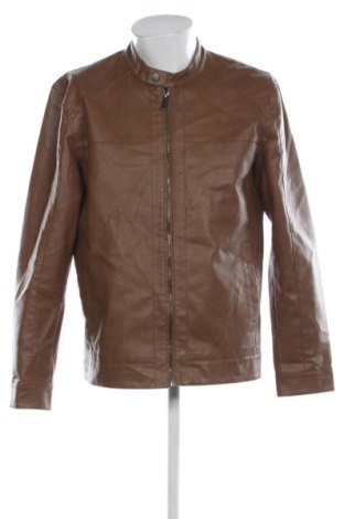 Męska skórzana kurtka Only & Sons, Rozmiar XL, Kolor Brązowy, Cena 131,99 zł