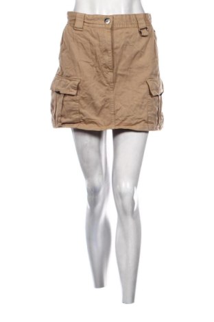 Φούστα Bershka, Μέγεθος L, Χρώμα  Μπέζ, Τιμή 10,99 €, #136386516