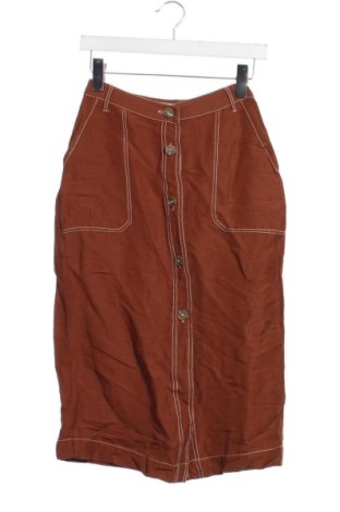 Φούστα Mango, Μέγεθος XS, Χρώμα Καφέ, Τιμή 17,00 €