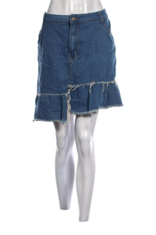 Rock SHEIN, Größe 4XL, Farbe Blau, Preis 15,00 €, #136439231