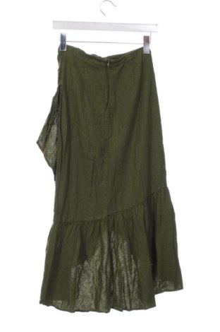 Fustă Zara, Mărime XS, Culoare Verde, Preț 72,00 Lei