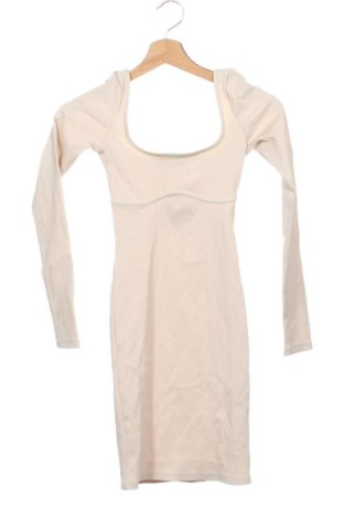 Sukienka Bershka, Rozmiar XS, Kolor ecru, Cena 104,99 zł