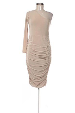 Kleid Boohoo, Größe M, Farbe Beige, Preis 41,99 €
