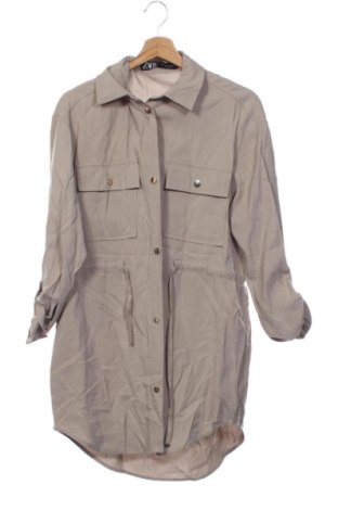 Kleid Zara, Größe XS, Farbe Beige, Preis 22,99 €