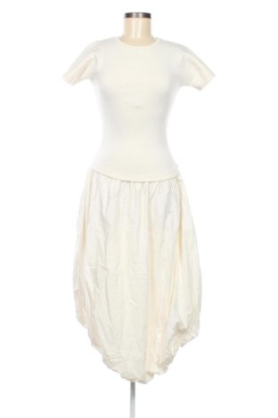 Kleid Zara, Größe M, Farbe Ecru, Preis 30,67 €