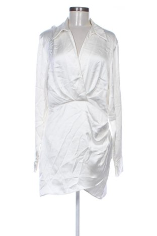 Kleid Zara, Größe L, Farbe Weiß, Preis 17,99 €