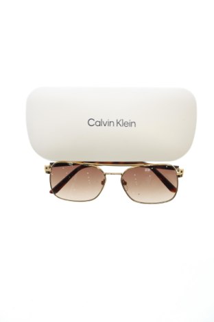Okulary przeciwsłoneczne Calvin Klein, Kolor Brązowy, Cena 337,58 zł