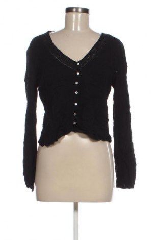 Дамска риза Stradivarius, Размер L, Цвят Черен, Цена 2,04 €