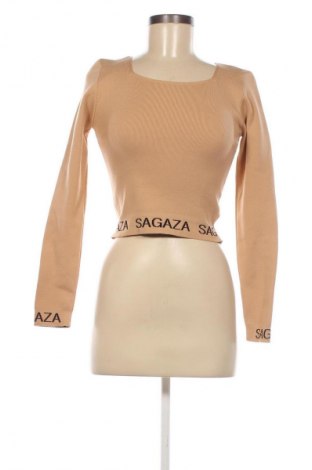 Дамски пуловер Unbranded, Размер S, Цвят Бежов, Цена 14,82 €