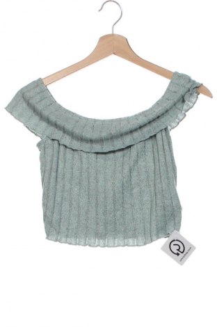 Dziecięca bluzka SHEIN, Rozmiar 13-14y/ 164-168 cm, Kolor Zielony, Cena 6,99 zł