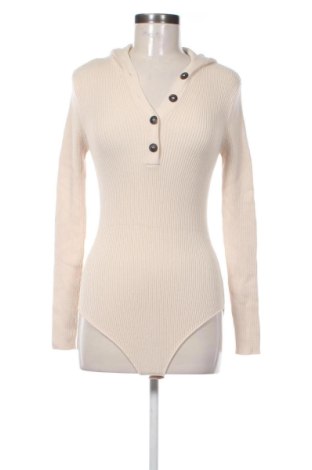 Damska bluzka-body Zara, Rozmiar S, Kolor ecru, Cena 72,99 zł