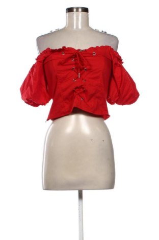 Bluzka damska Amisu, Rozmiar S, Kolor Czerwony, Cena 53,58 zł, #136564290