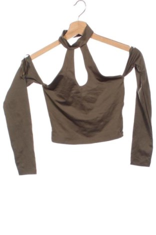 Damen Shirt Bershka, Größe XS, Farbe Grün, Preis 12,99 €