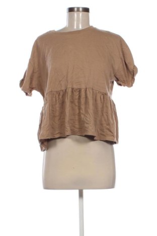 Дамска блуза Bershka, Размер L, Цвят Бежов, Цена 10,22 €
